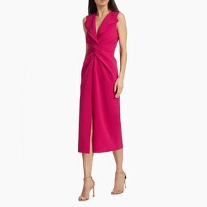 Prabal Gurung Lily Twist-Front Midi Dress size 0